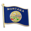 Montana State Flag Pin